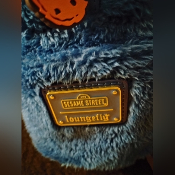 Cookie Monster Loungefly Mini Backpack - Picture 10 of 11